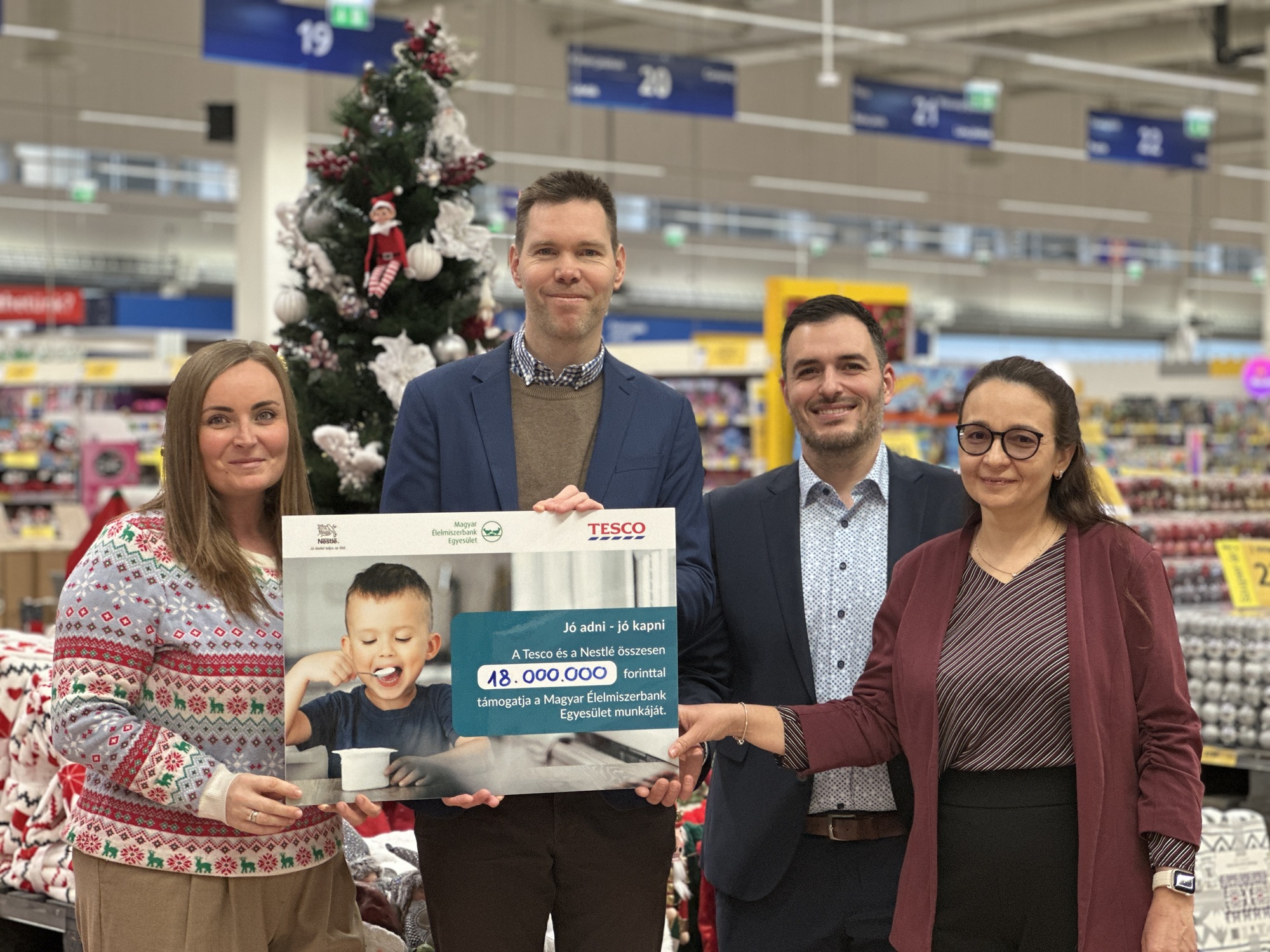 Tesco Nestlé Élelmiszerbank