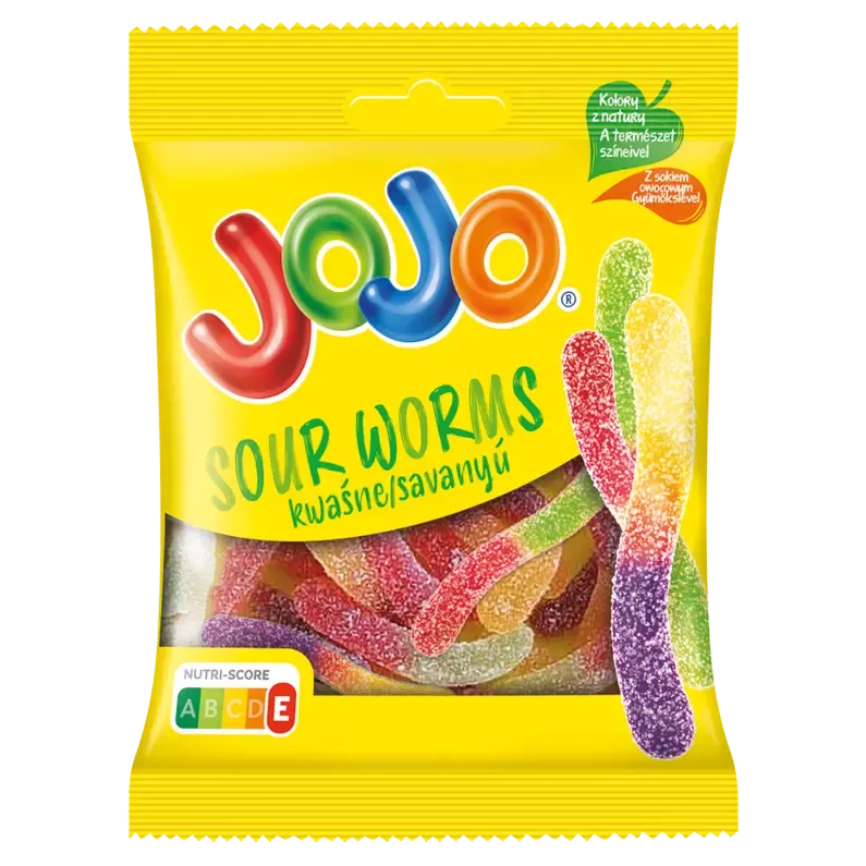JOJO Sour worms 80 g