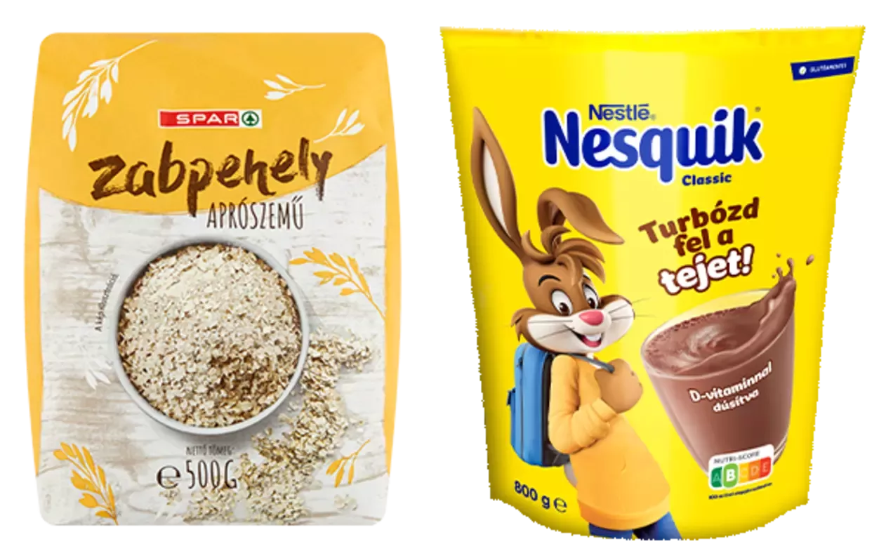 Nesquik + zabpehely