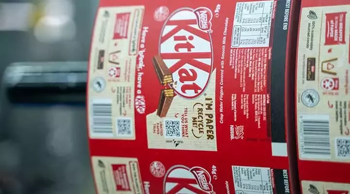 KitKat papírcsomagolás gyártása