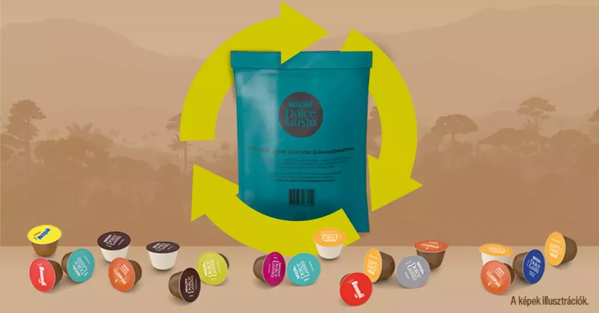 Nescafé Dolce Gusto kapszula újrahasznosítás